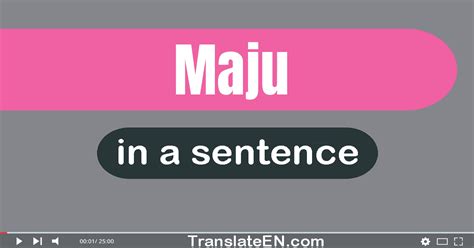 maju meaning